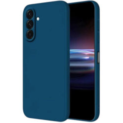 Coque Samsung Galaxy A26 5G Square Liquid Premium Bleu