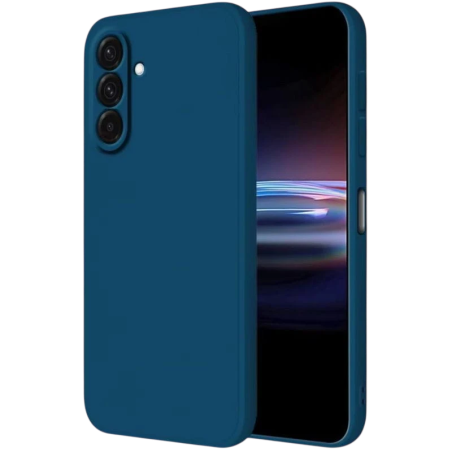 Coque Samsung Galaxy A26 5G Square Liquid Premium Bleu