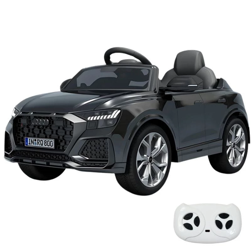 Audi RS Q8 12V Noir 2 moteurs 25kg Voiture électrique pour enfants
