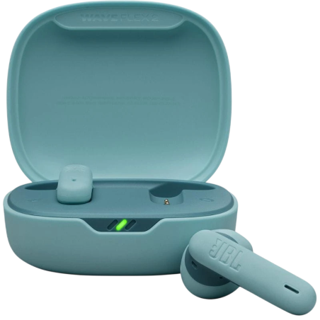 JBL Wave Flex 2 Bleu TWS Bluetooth 5.3 40h IP54 Écouteurs sans fil