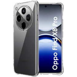Coque Antichoc Premium pour Oppo Find X8 Pro 5G Acrylique Anti-Jaunissement Transparent