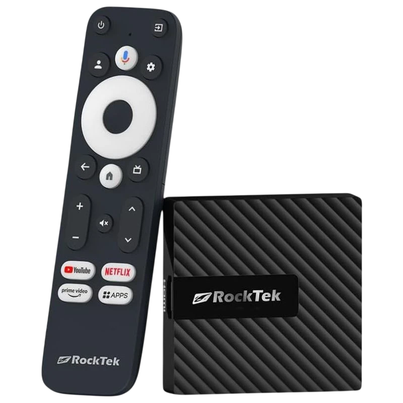 RockTek GB1 2GB/16GB Android 12 4K WiFi Bluetooth TV Box