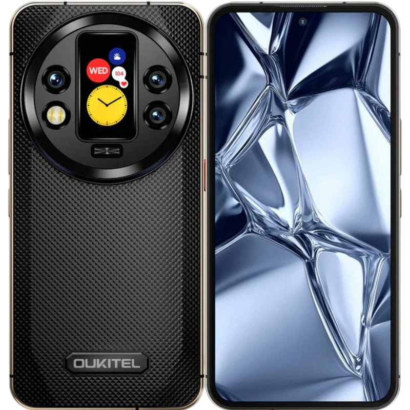 Oukitel WP200 Pro 5G 24GB/1TB Noir 6,7 pouces AMOLED 120Hz 108MP 8800mAh 45W NFC