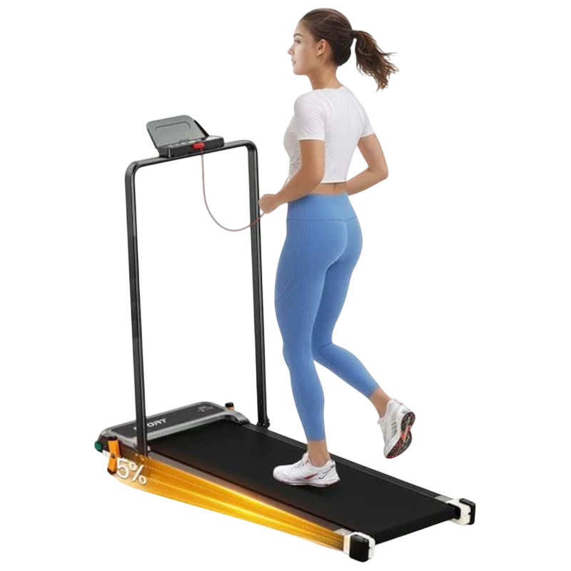 Akluer 520A-B Dual Side avec Masseur Shiatsu 2,5HP avec Télécommande, 1-10 km/h 150kg Tapis de course pliable