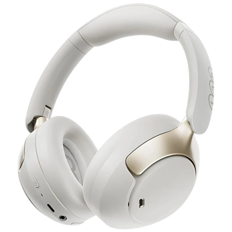 QCY H3 Pro Blanc Arceau Bluetooth 5.4 55h Casque sans fil