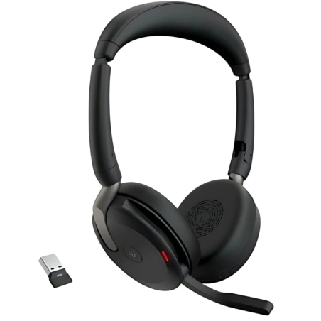 Jabra Evolve2 65 Flex Arceau Bluetooth 5.2 32h Casque sans fil