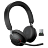 Jabra Evolve2 65 MS Stereo USB-A Noir Arceau Bluetooth 5.0 Casque sans fil
