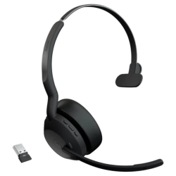 Jabra Evolve2 55 MS Mono USB-A Arceau ANC Bluetooth 5.2 Casque sans fil