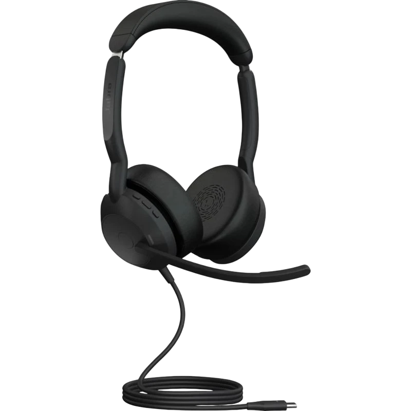 Jabra Evolve2 50 UC Stereo USB-C Noir Arceau avec micro Casque