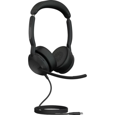 Jabra Evolve2 50 UC Stereo USB-C Noir Arceau avec micro Casque