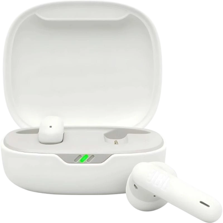 JBL Wave Flex 2 Blanc Bluetooth 5.3 40h IP54 Écouteurs sans fil
