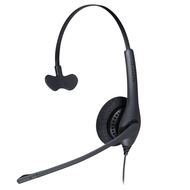 Jabra Biz 1500 Duo QD Noir Arceau avec micro Casque