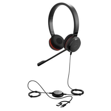 Jabra Evolve 20 SE MS Stereo USB-C Arceau avec micro Casque