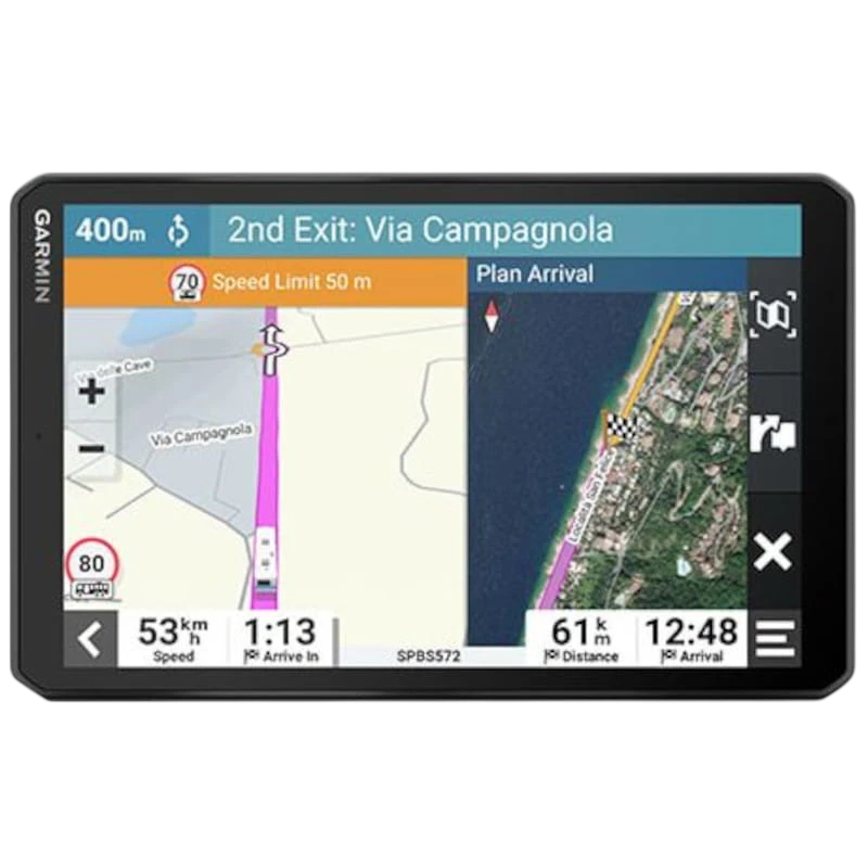 Garmin Camper 895 pour caravanes 8 pouces cartes d'Europe Bluetooth WiFi Navigateur GPS