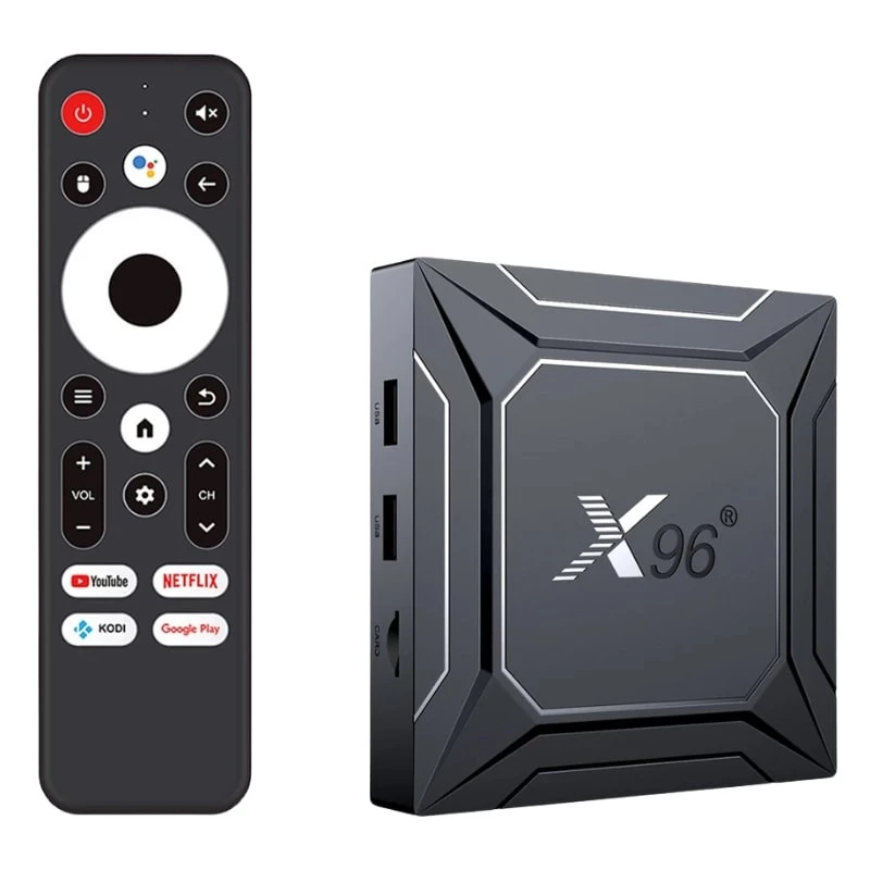 X96 M200 X5M 2GB/16GB Android 14 4K WiFi double bande Bluetooth S905X5M Gigabit TV Box