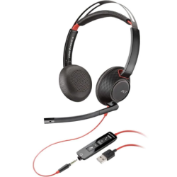 Poly Blackwire 5220 USB type A Arceau avec micro Casque PC