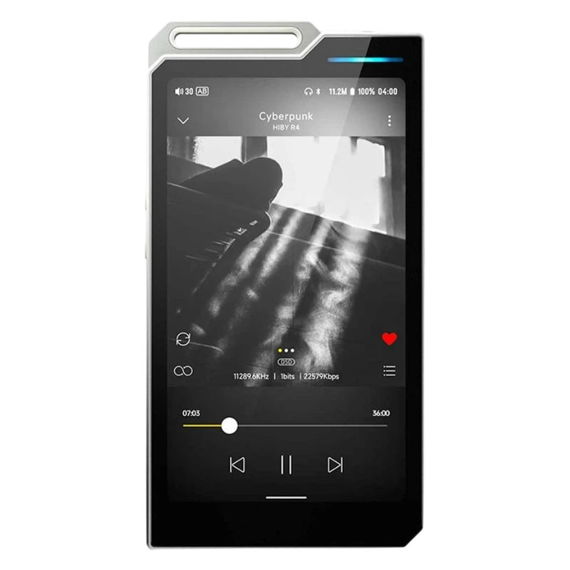 HiBy R4 Argent Bluetooth 5.0 32GB microSD DAC Lecteur Hi-Res