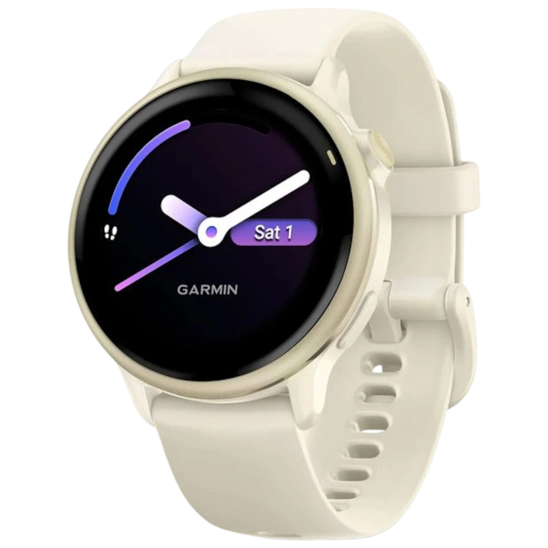 Garmin Vívoactive 6 Blanc 1,2 pouces AMOLED NFC 11 jours 5ATM Montre connectée