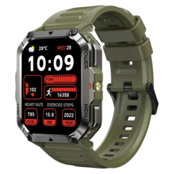 Blackview W70 Pro Vert 2,01 pouces TFT 20 jours +110 sports Montre connectée