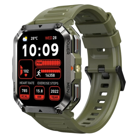 Blackview W70 Pro Vert 2,01 pouces TFT 20 jours +110 sports Montre connectée
