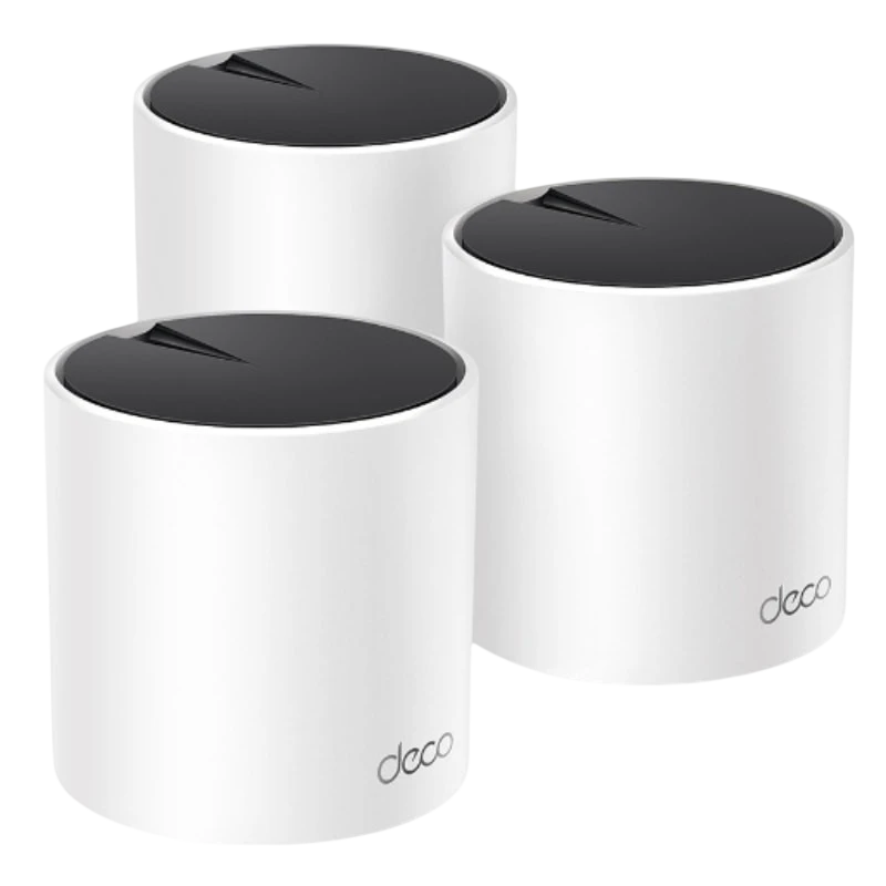 TP-Link Deco X55 Système WiFi 6 Mesh AX3000 (3 Pack) Double bande 3 ports 2 antennes
