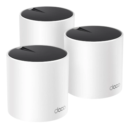 TP-Link Deco X55 Système WiFi 6 Mesh AX3000 (3 Pack) Double bande 3 ports 2 antennes