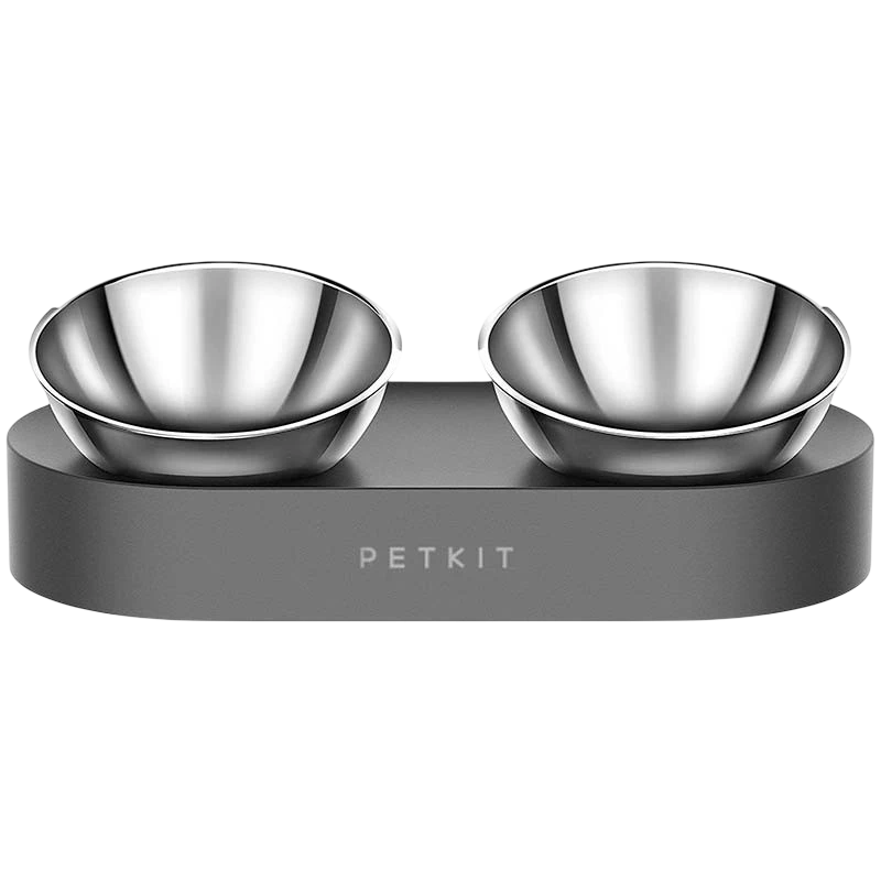 Réglable Petkit F4 Double Métallique acier inoxydable Gamelle