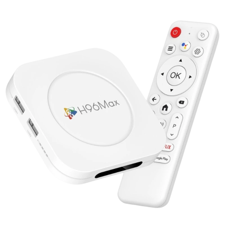 H96 Max M1 Plus 4GB/32GB Android 14 8K WiFi 6 Bluetooth RK3528 TV Box