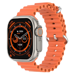 DT NO.1 Ultra 3 Pro Orange 2,04 pouces AMOLED NFC IP68 Montre connectée