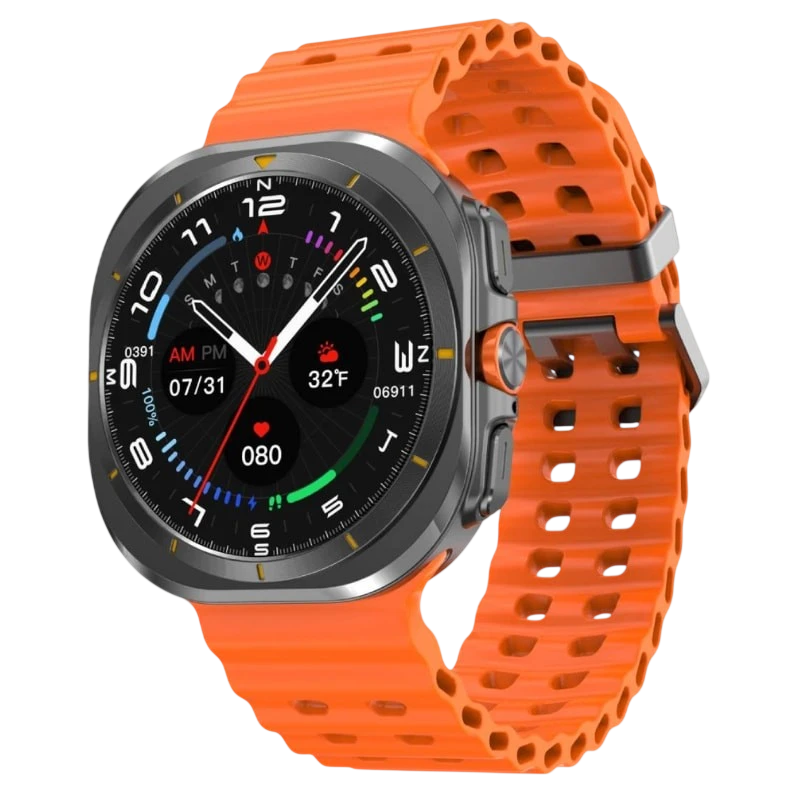 DT NO.1 Watch Ultra Orange 1,5 pouces IPS NFC 7 jours IP68