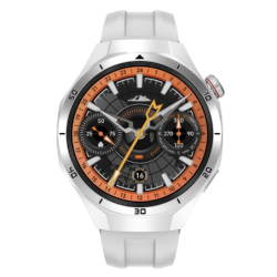 DT NO.1 DT5 Pro Argent 1,46 pouces NFC 7 jours IP68 Montre connectée