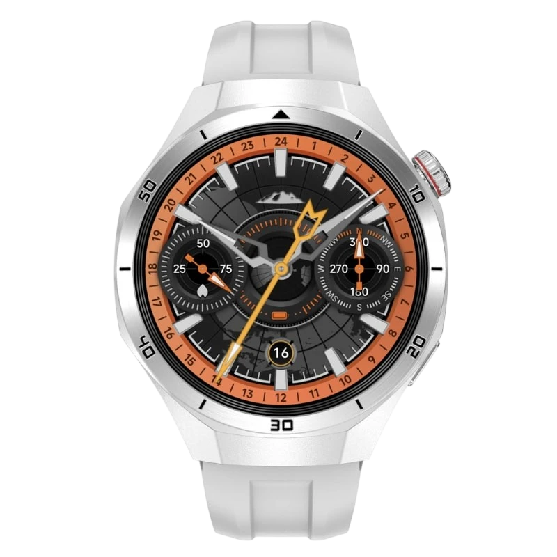 DT NO.1 DT5 Pro Argent 1,46 pouces NFC 7 jours IP68 Montre connectée