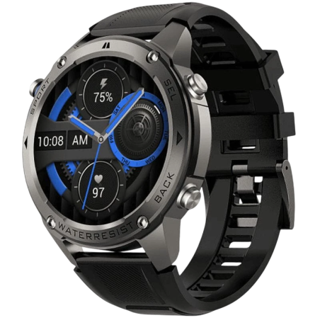 DM56 1,43 pouces AMOLED GPS 10 jours +170 sports 5ATM Montre connectée