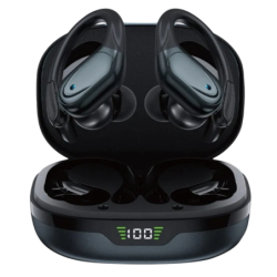 BSF BX17 Noir Bluetooth 5.3 55h IPX5 Écouteurs sans fil