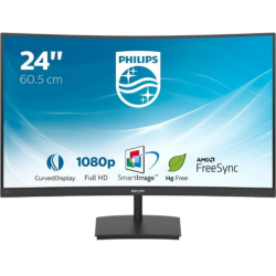 Philips E Line 241E1SC/00 Noir 23,6 pouces Full HD 75Hz 4ms FreeSync Écran