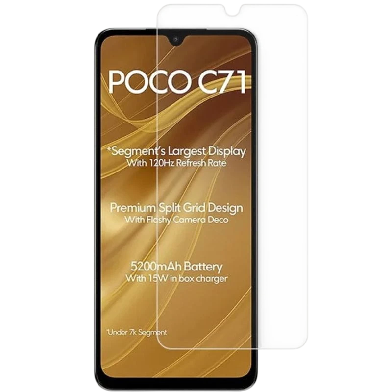 Protecteur en verre trempé Xiaomi Poco C71 Full Screen 3D