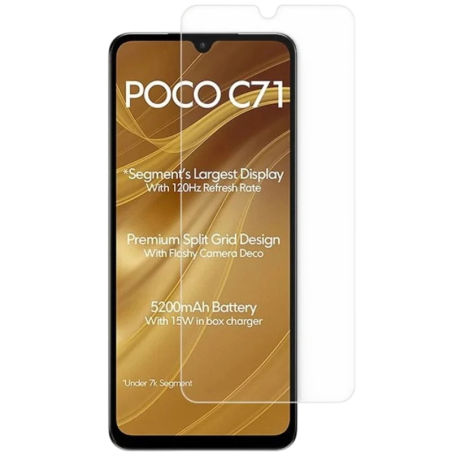 Protecteur en verre trempé Xiaomi Poco C71 Full Screen 3D