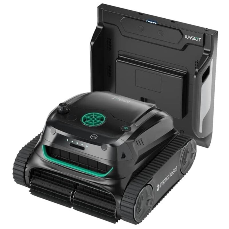 Wybot S2 Pro 210 min 7800mAh sans fil 300 m² Robot nettoyeur de piscine