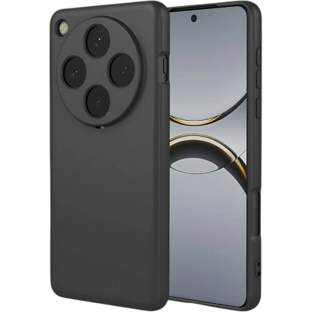 Coque Oppo Find X8 5G Square Liquid Premium avec couvre caméra Noir