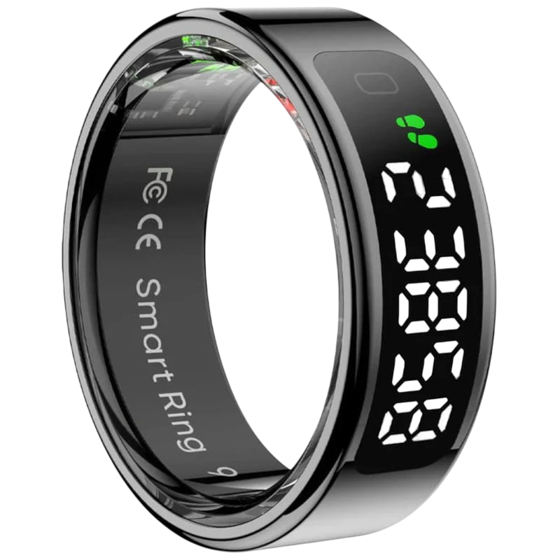 COLMI R12 Taille 8 Noir Bluetooth Bague connectée