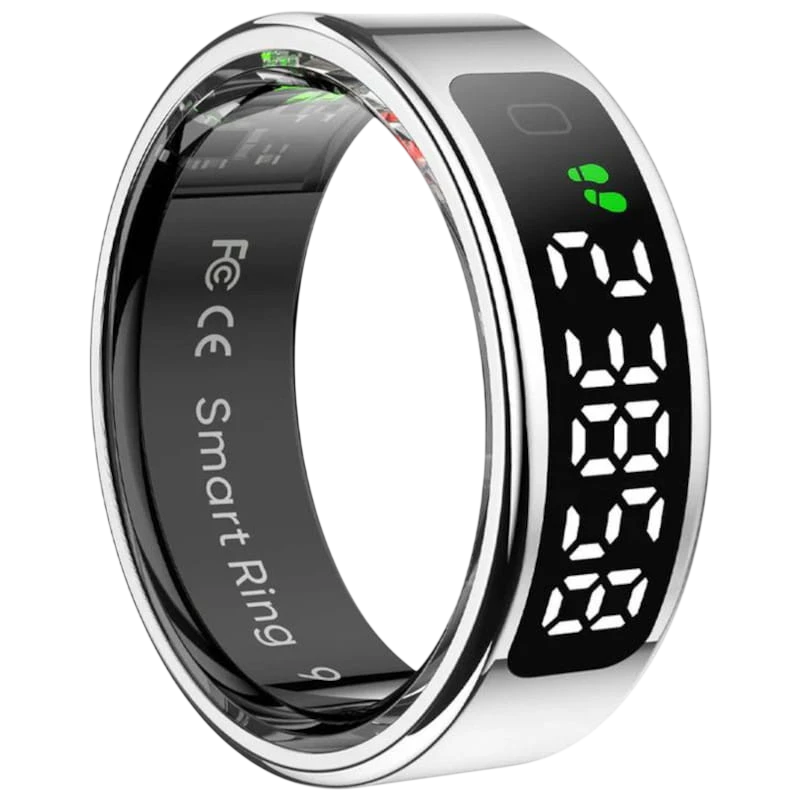 COLMI R12 Taille 13 Argent Bluetooth Bague connectée