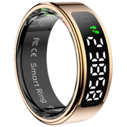 COLMI R12 Taille 10 Or Bluetooth Bague connectée