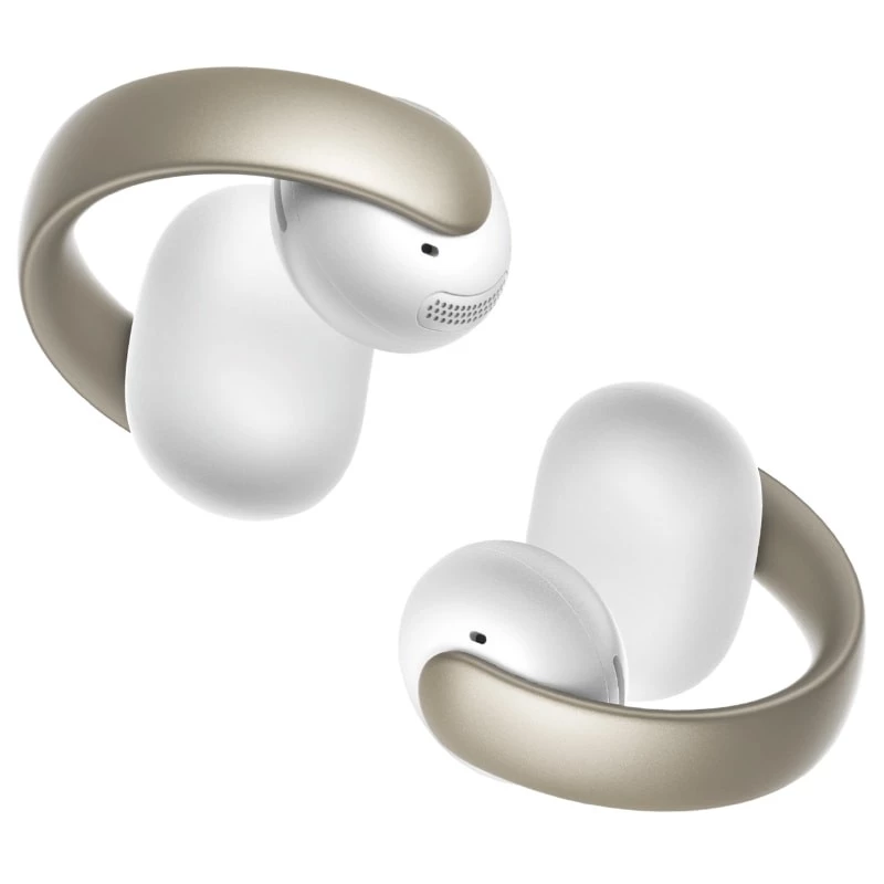 Soundcore AeroClip Blanc Bluetooth 5.4 32h IPX4 Multipoint Écouteurs sans fil