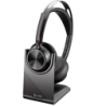 Poly Voyager Focus 2 USB-C avec base de charge Arceau Bluetooth 5.1 40h Casque sans fil