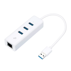 TP-LINK UE330 Hub USB 3.0 x 3 Ports Adaptateur réseau