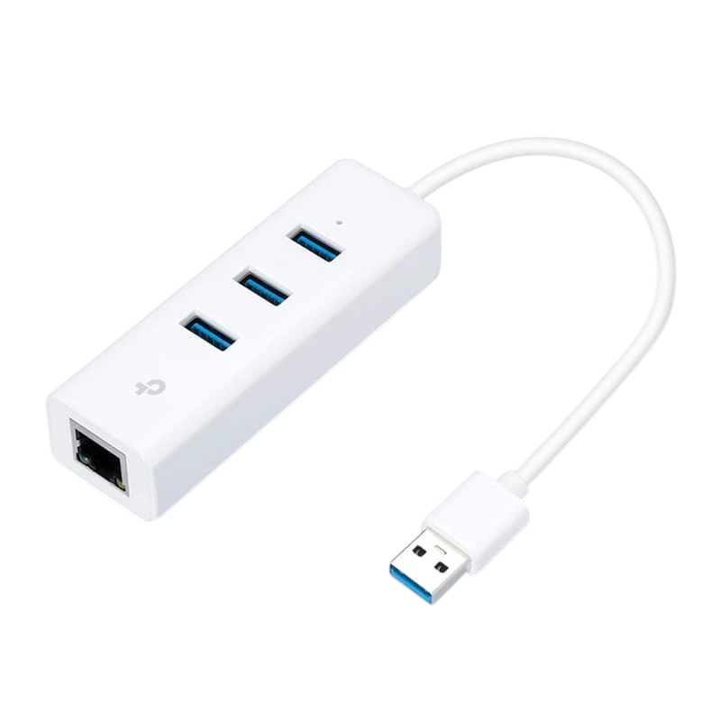 TP-LINK UE330 Hub USB 3.0 x 3 Ports Adaptateur réseau