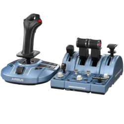 Thrustmaster TCA Captain Pack X Airbus Edition - Joystick/Manette latérale + cadran d'accélération analogique PC, Xbox