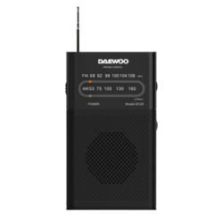 Daewoo DW1027 AM/FM Noir Radio
