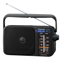 Panasonic RF-2400D AM/FM Noir Radio