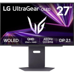 LG 27GX790A-B Noir 27 pouces 2K OLED 480Hz 0,03ms G-Sync Écran